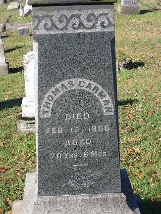 Thomas Carman Aug 15 1817-Feb 15 1888 