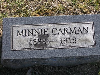 Minnie Carman 1888-1918