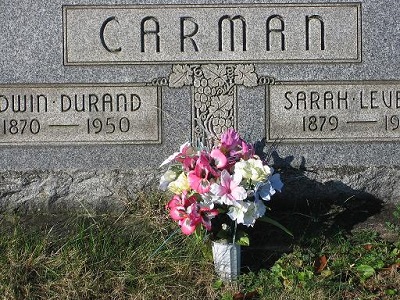 Edwin Durand Carman 1870-1950 / Sarah Leverta 1879-1945 