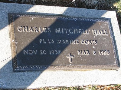 Charles M Hall Nov 20 1937-Mar 6 1998