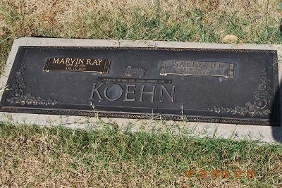 Marvin R Koehn Oct 10, 1936 - Apr 17, 2009 / Sally Jo Unknown Oct 24, 1940 - Aug 01, 2001
