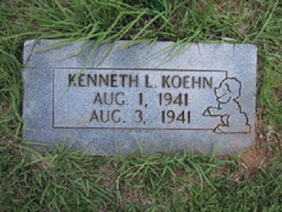 Kenneth L Koehn Aug 01, 1941 - Aug 03, 1941