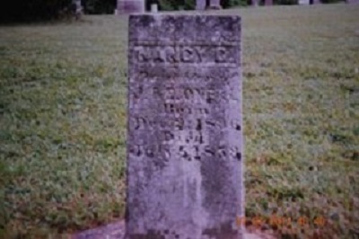 Nancy D O'Neal Dec 2 1836 - July 5 1853