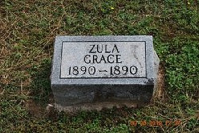 Zula Grace Aug 18 1890 - Dec 6 1890